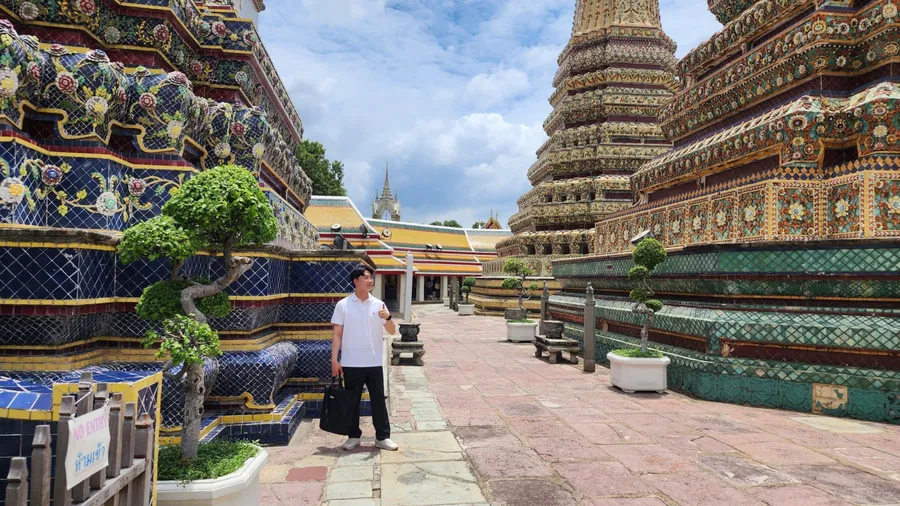 Bangkok, Thailand, 19, June, 2023: Visitors to Wat Pho Temple in Bangkok