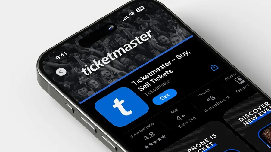 TicketMaster, a live event ticketing platform, mobile app displayed on the screen of a smartphone - Dallas, TX - JANUARY 17, 2024