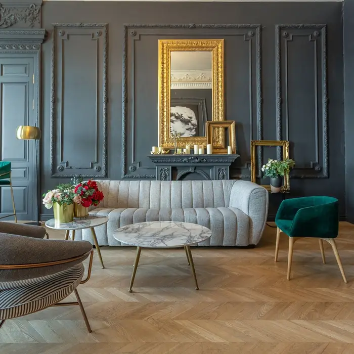 Glam Living Room Ideas Inspired By Gigi’s Met Gold Gown