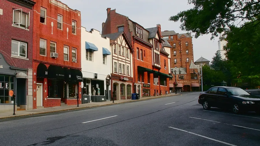 a view of greenwich avenue in greenwich connecticut often referred