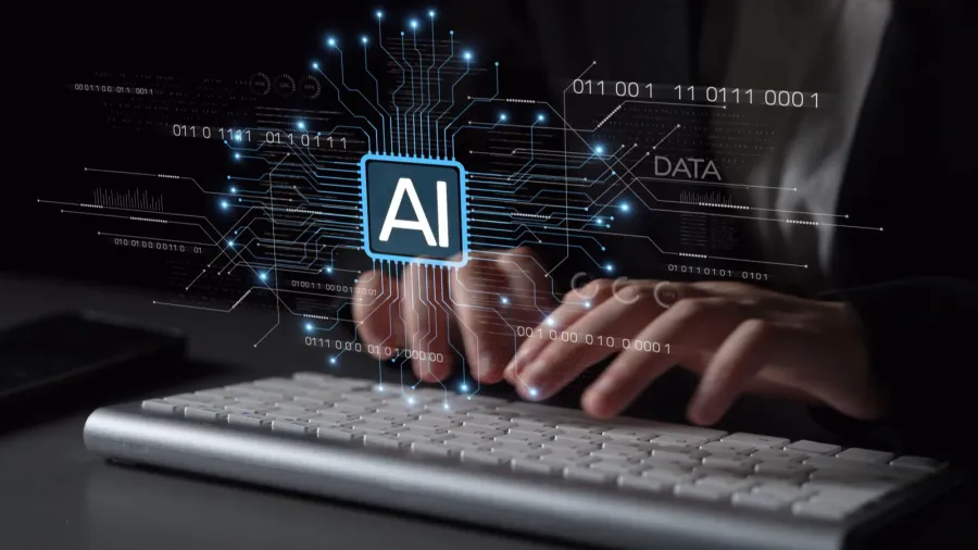 ai assistant brain processor with llm technology big data machine