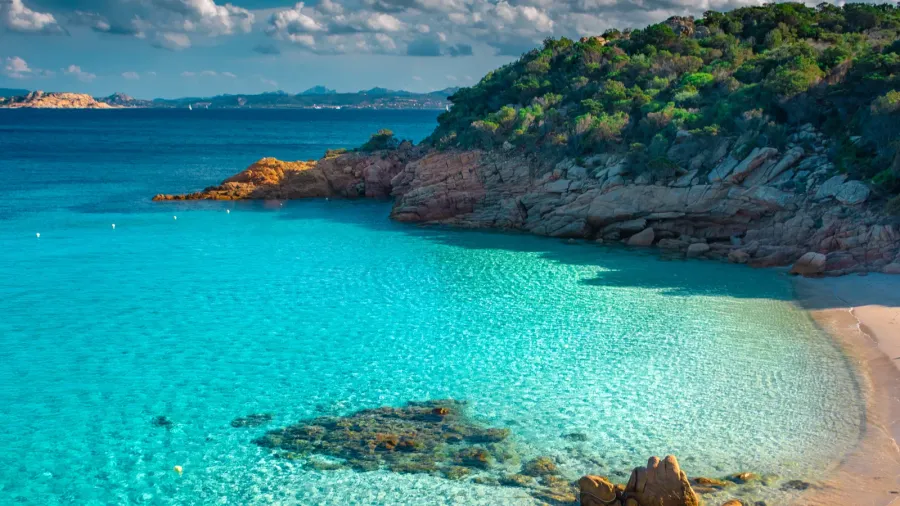 amazing beach of spargi island maddalena archipelago sardinia italy