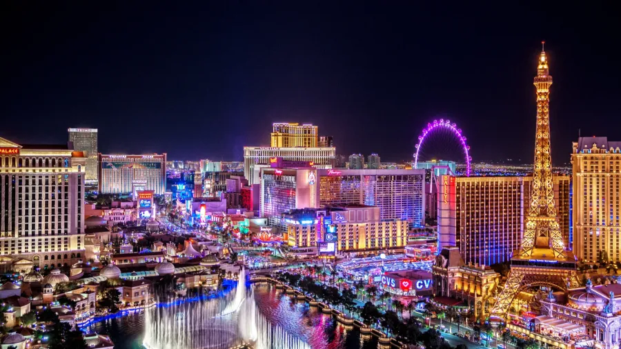 as vegas nevada 20180209 a panoramic view of the las