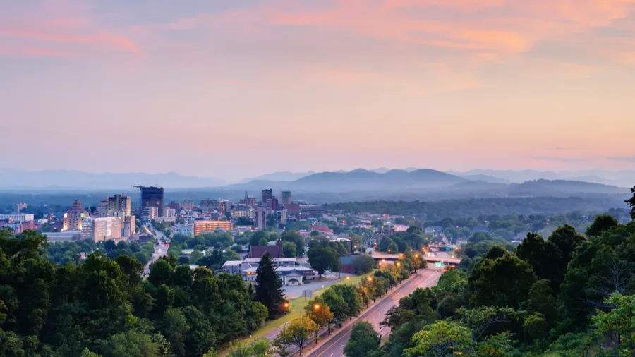 asheville skyline
