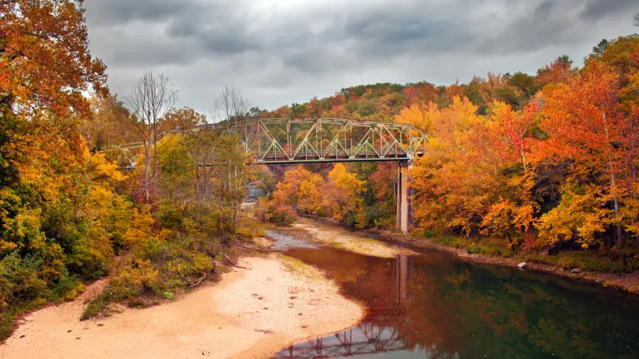 autumn bridge