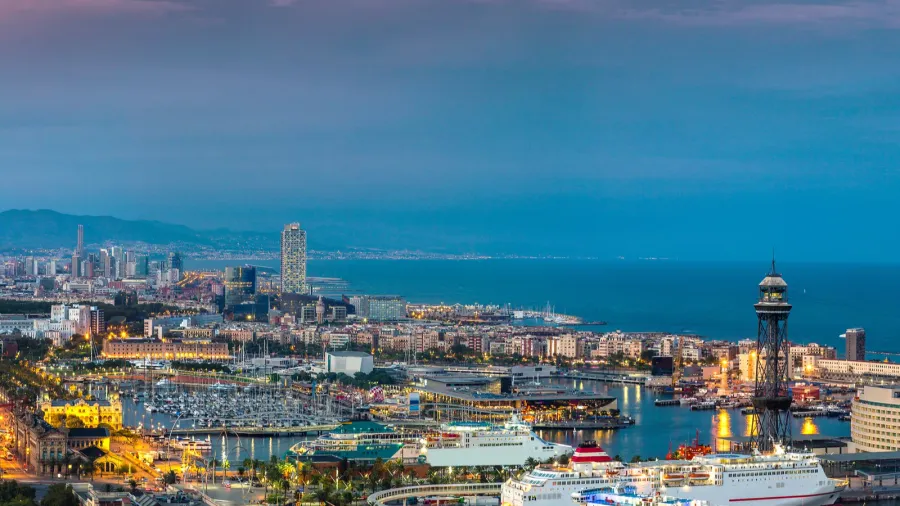 barcelona and port in spain