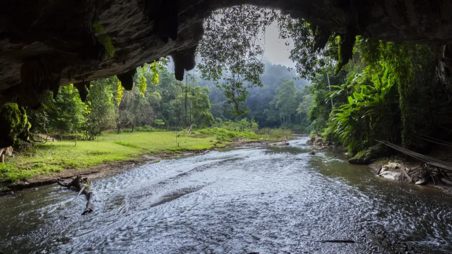 beautiful cave of thailand