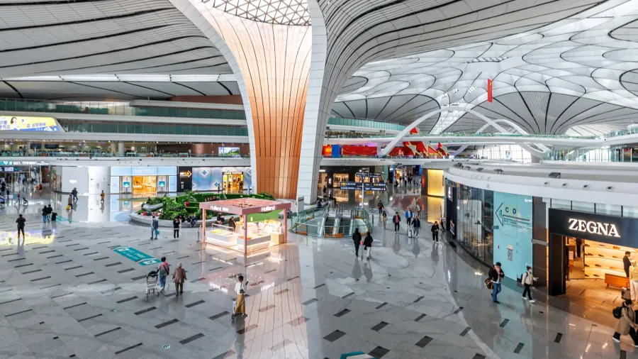 beijing china  april 1 2024 daxing new international airport