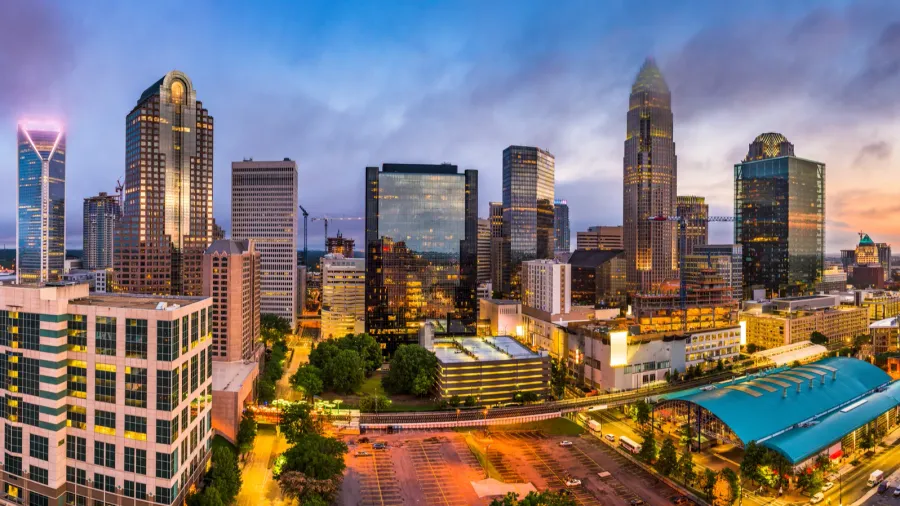 charlotte north carolina skyline