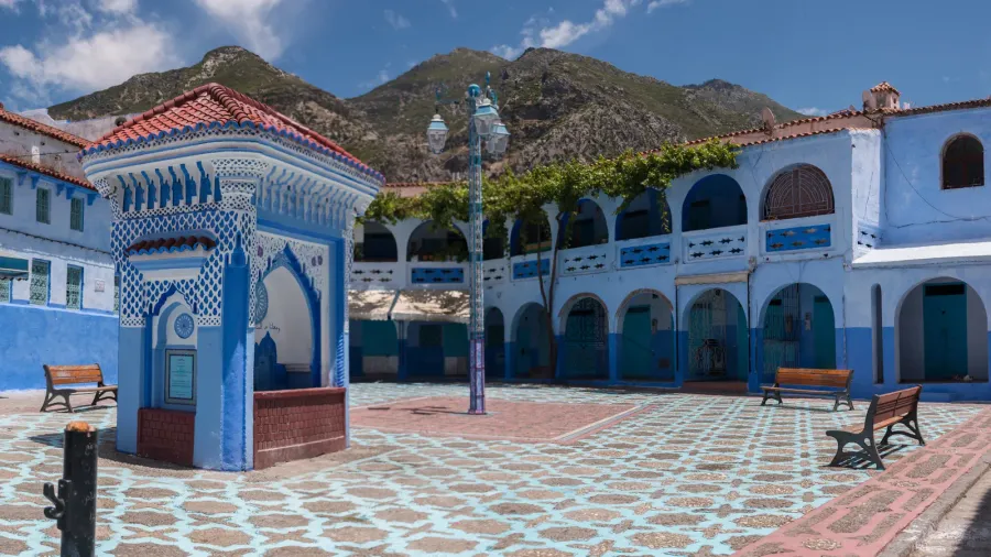 chefchaouen city buildings