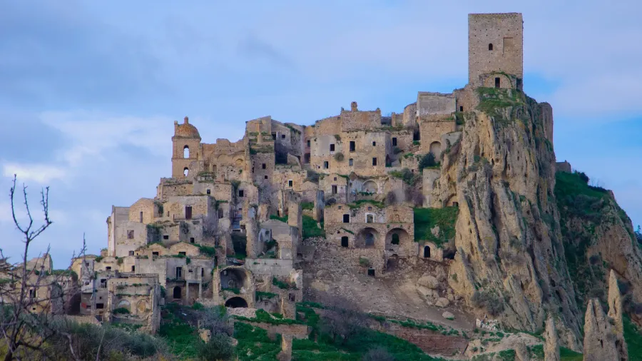 craco the ghost town near matera the city of stones