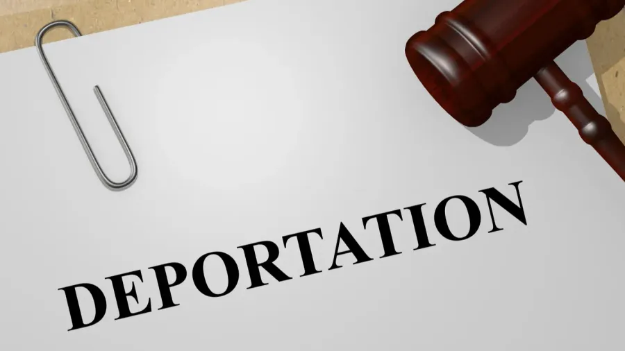 deportation title on legal documents