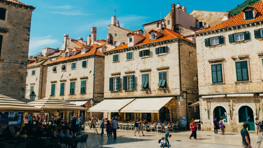 dubrovnik old town croatia inside the city views of streets