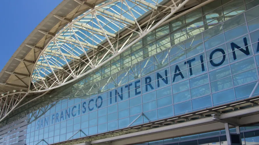 exterior of san francisco international airport
