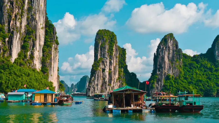 floating fishing village