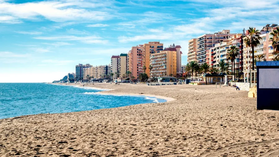fuengirola beach costa del sol malaga andalusia spain