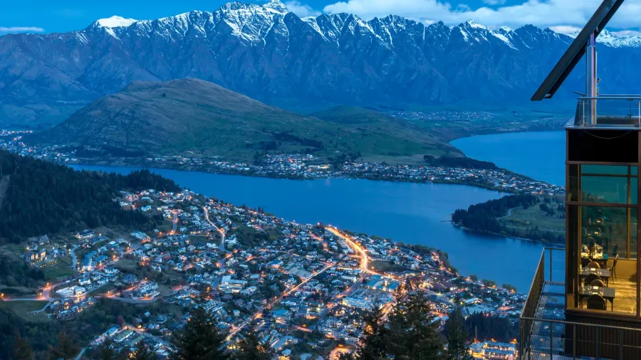 great landscape around queenstown  newzealand