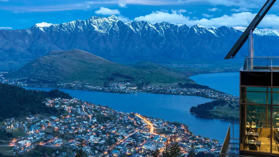 great landscape around queenstown  newzealand