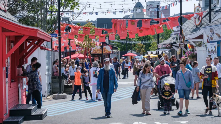 halifax nova scotia canada  10 august 2021 people enjoy