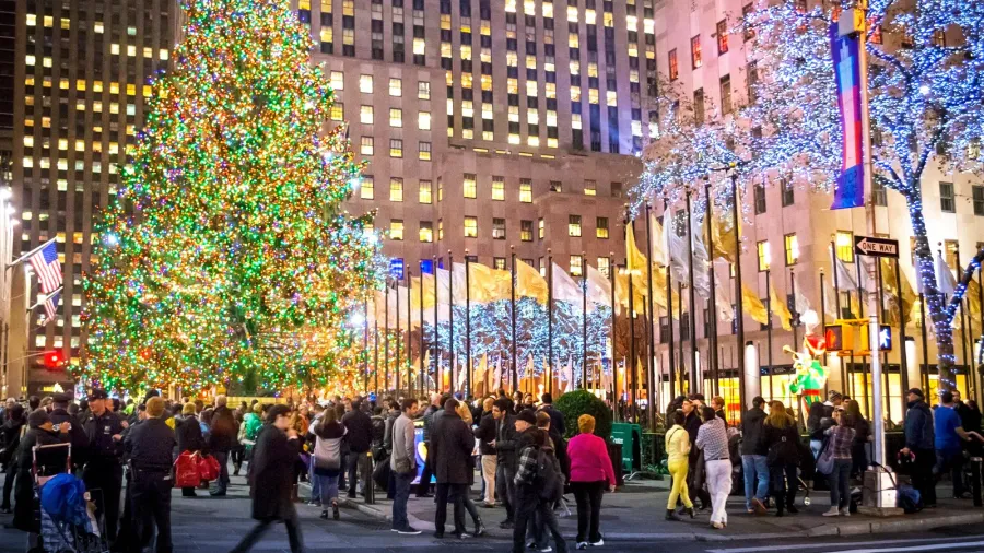 holidays rockefeller center