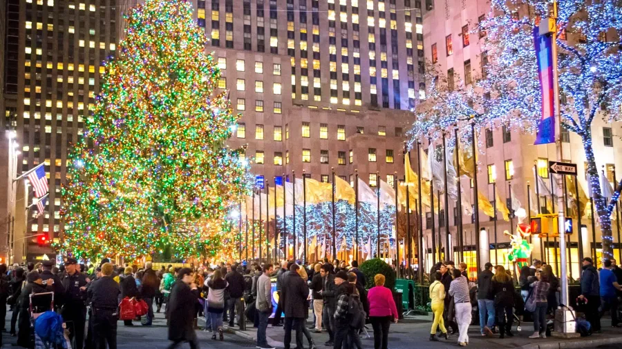 holidays rockefeller center