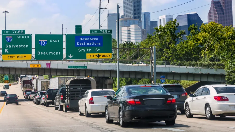 houston fwy traffic 10 interstate in texas us