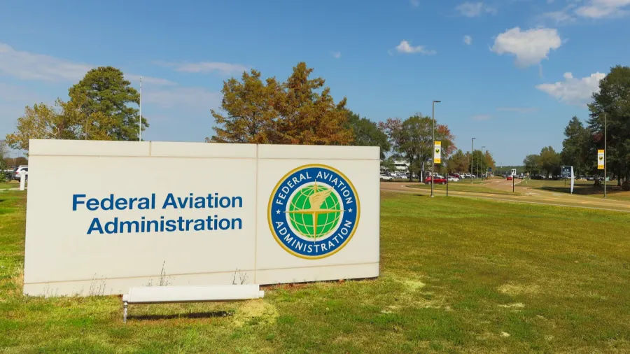 jackson ms  october 2023 federal aviation administration sign and