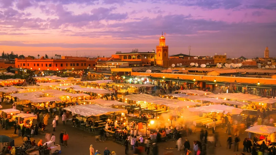 jamaa el fna marrakesh morocco