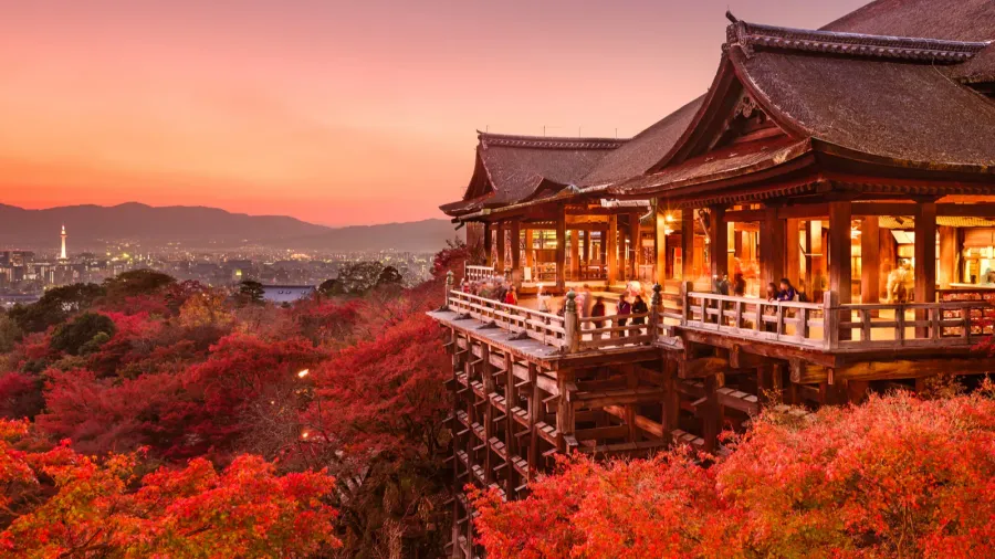 kiyomizu temple of kyoto japan