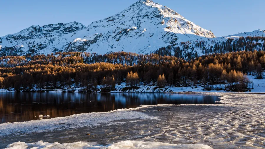 lake sils in switzerland