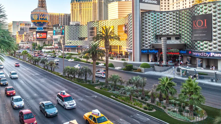 las vegas usa  june 15 2012 view to the