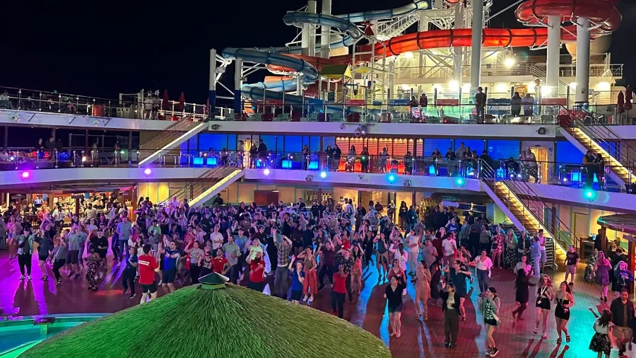 long beach ca  apr 10 mega deck party aboard