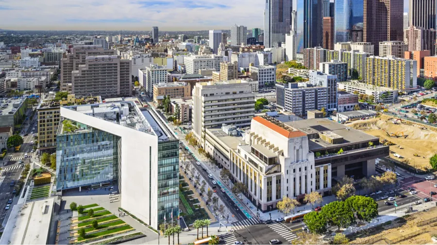 los angeles california usa downtown