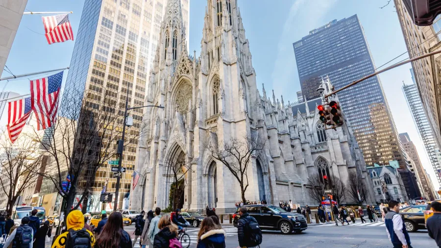 manhattan new york usa  february 15 2023 architectural detail