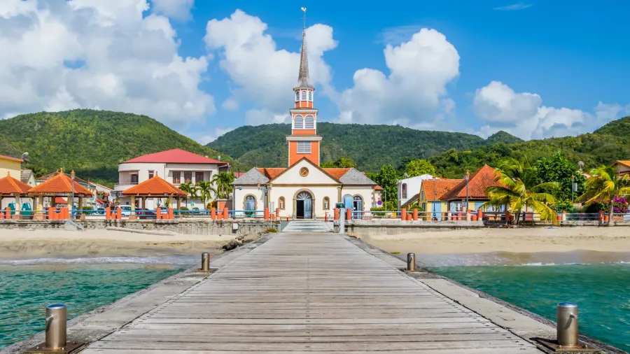 martinique caribbean village of anse darlet