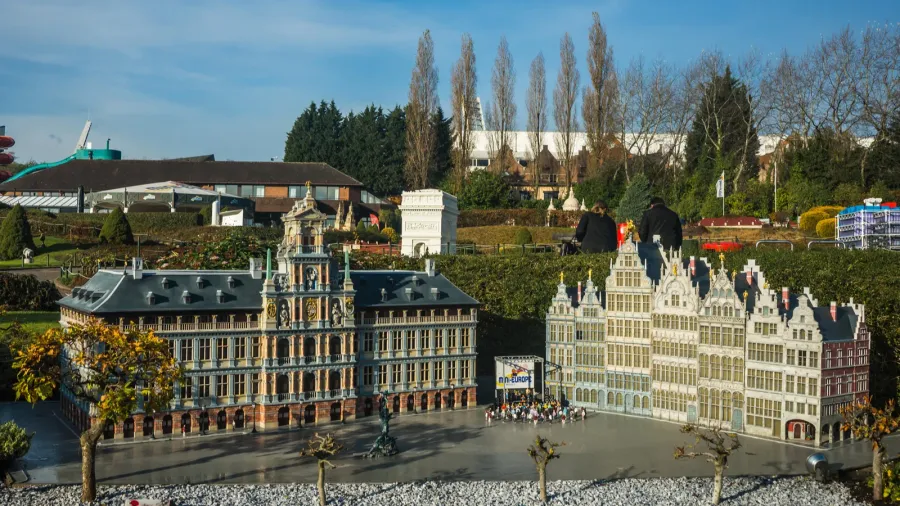 Mini Europe in Brussels in Belgium.