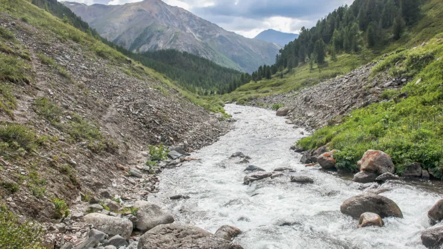 mountain river