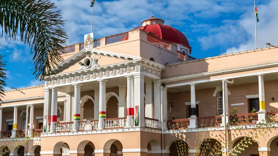 national assembly parliament of guyana in georgetown south america