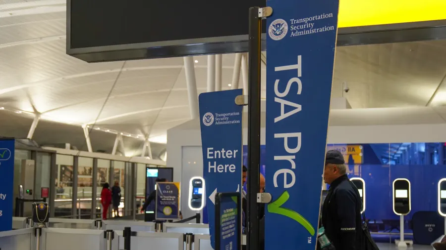 new york  may 18 2025 travelers wait in a