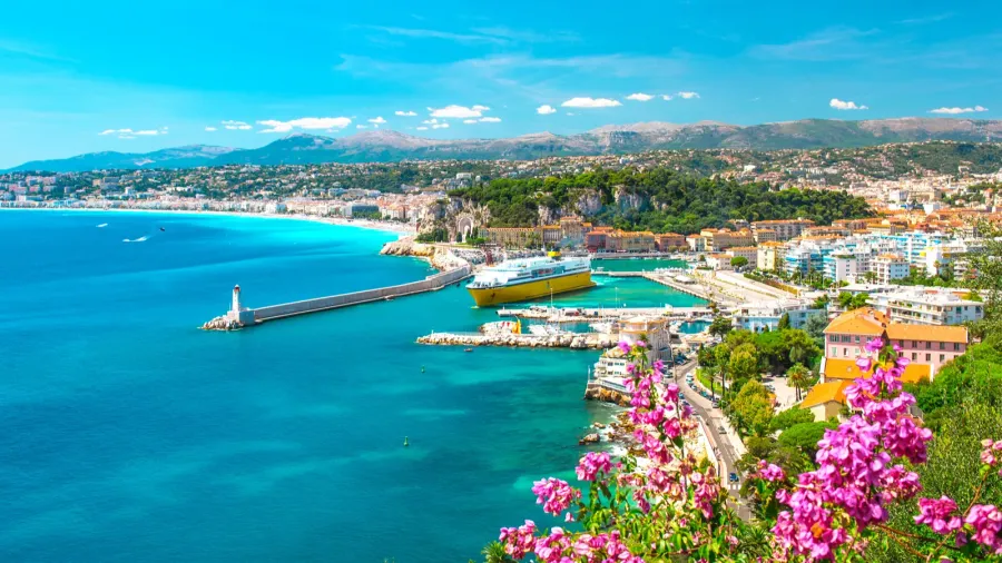 nice city french riviera mediterranean sea