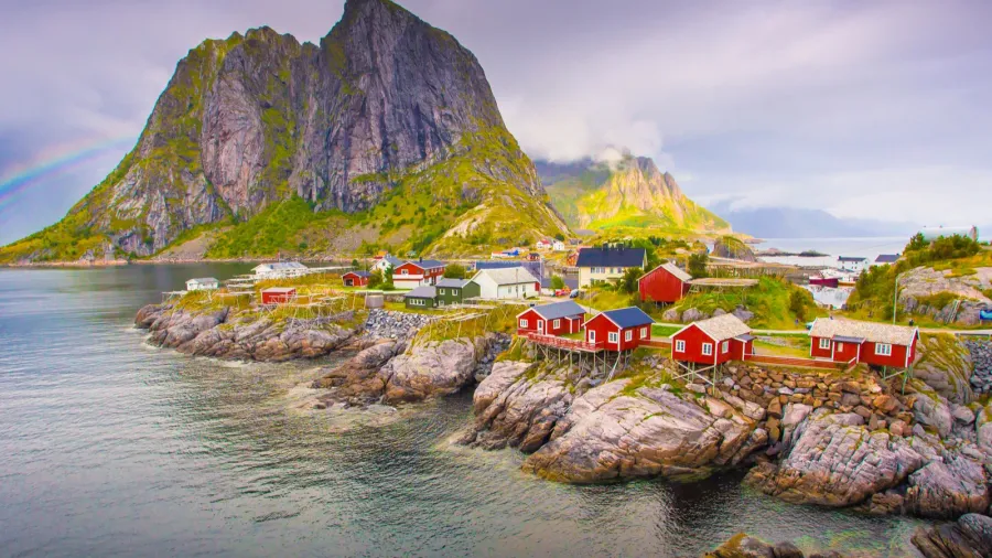 norway lofoten islands famous destination in norway reine village