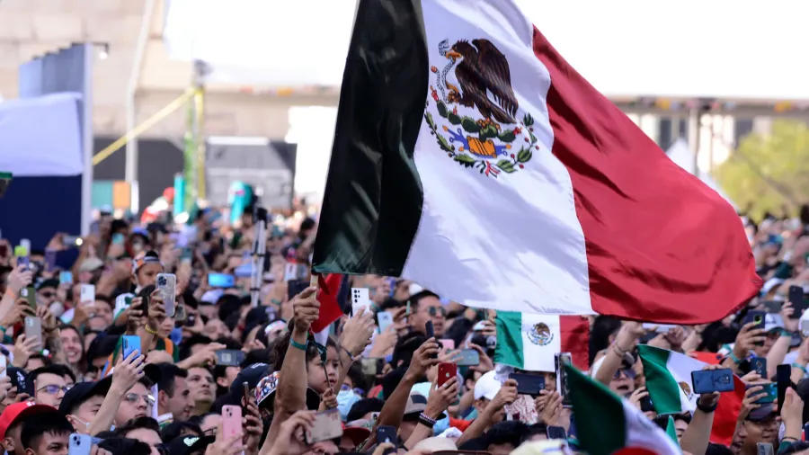 november 26 2022 mexico city mexico mexicans fans attend the