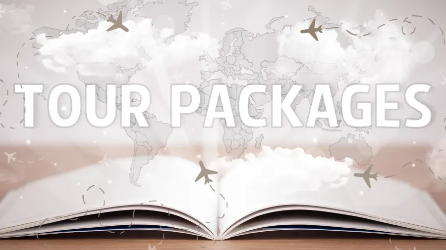 open book vacation concept