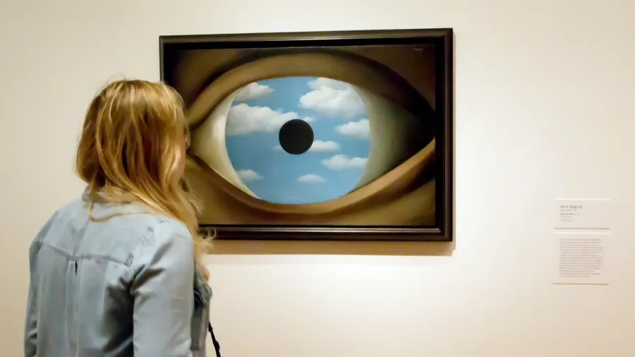 painting by magritte in moma