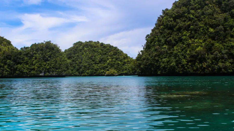 palau in the north of the pacific