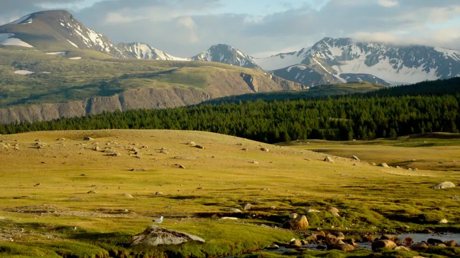 pearl of altai tavanbogd nature reserve in western mongolia with