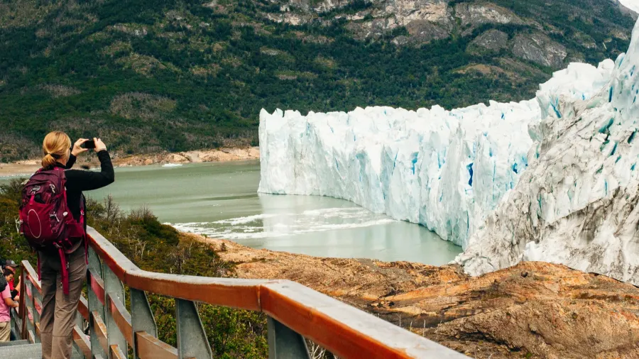 perito moreno glacier glacier landscape in patagonia national park argentina