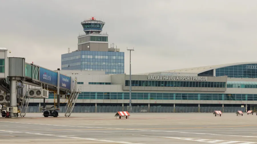 prague  november 01 vaclav havel airport prague