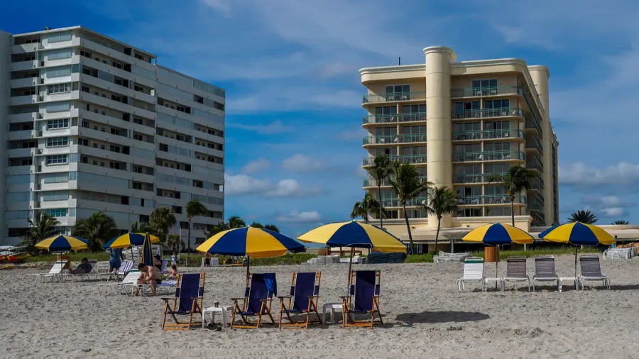 riviera beach florida  november 15 2022 luxury condominiums at