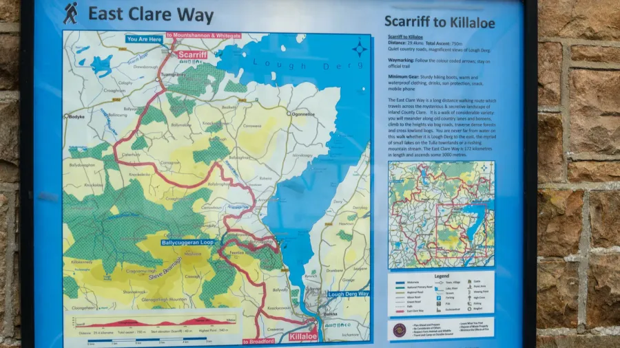 scarriff ireland  july 30 2022 small town chosen as